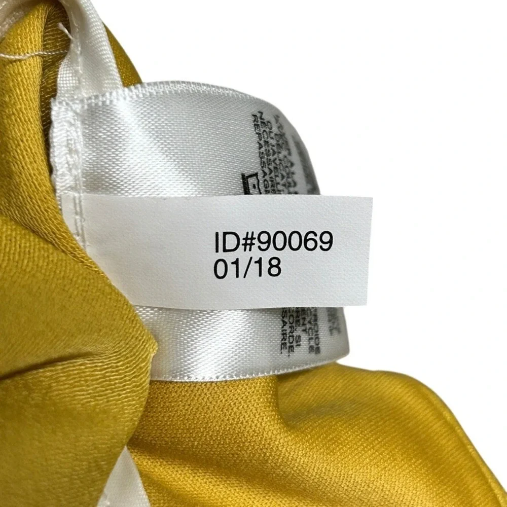 Express Women's Mustard Yellow High Rise Cropped Culottes Wide Leg Pants Size 8P - Picture 8 of 8